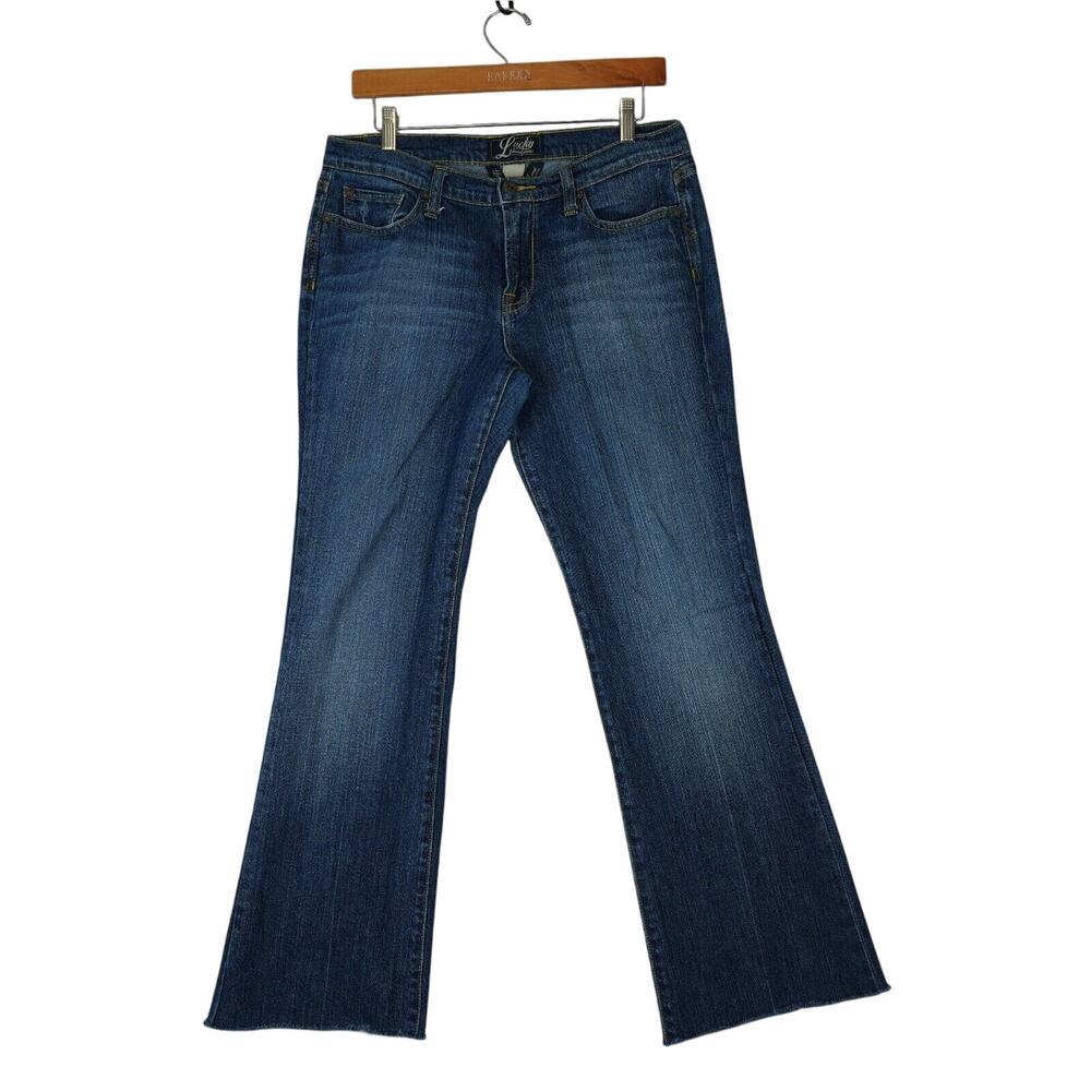 Lucky Brand Dungarees Jeans Womens 10/30 Cumberland Sweet N Low Bootcut Raw Hem